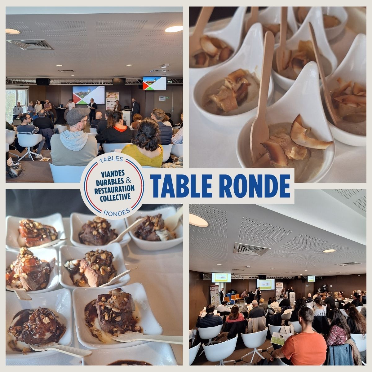 Photo INTERBEV table ronde Vitamin - Avec ACR au salon AGORES