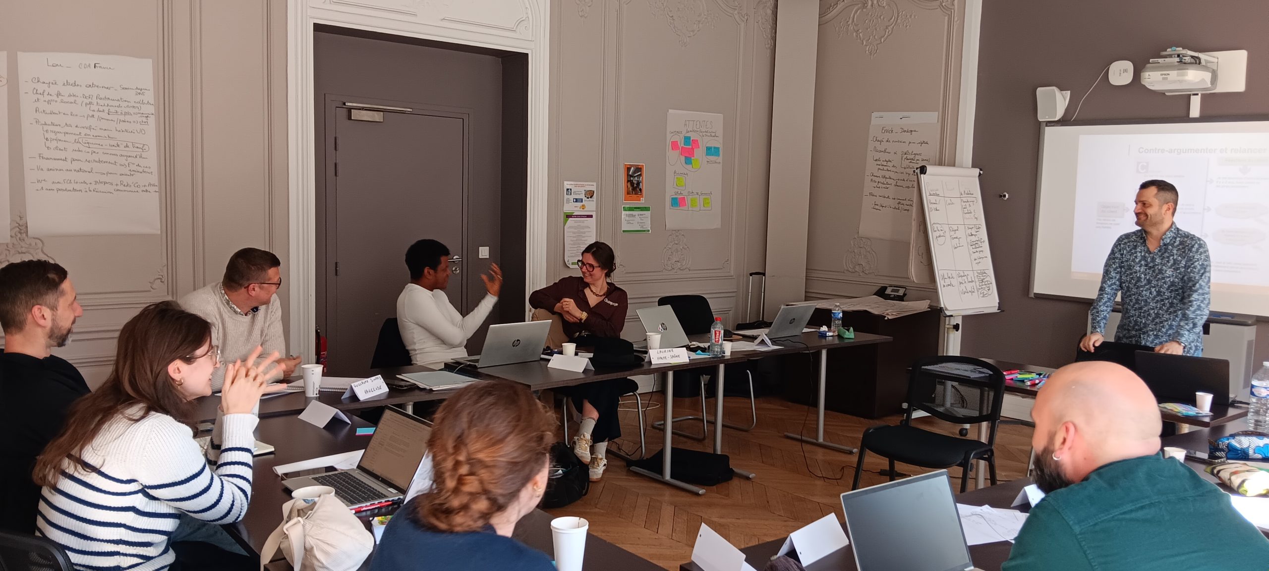 Photo module negociation Vitamin - Avec ACR au salon AGORES